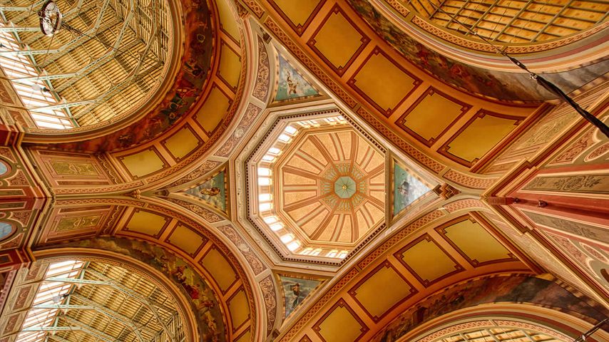 The ceiling of the Royal Exhibition Building in Melbourne, Victoria