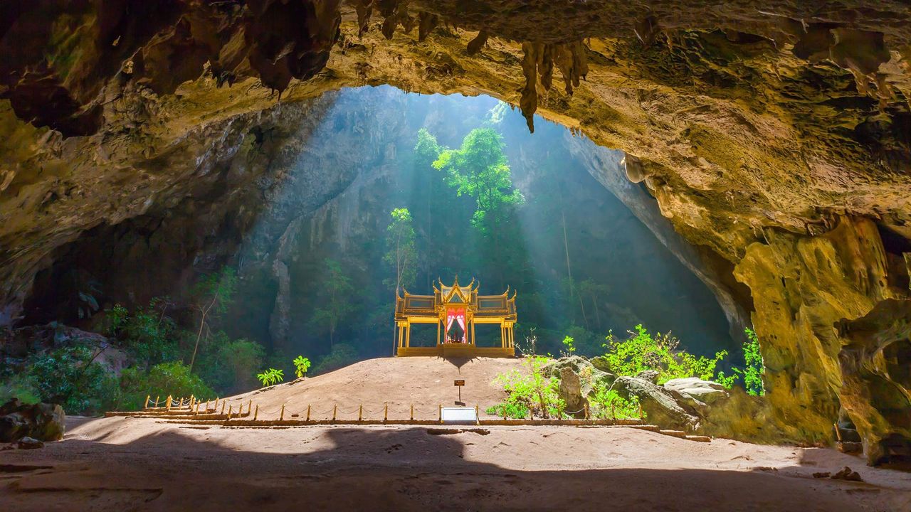 Kuha Karuhas pavilion in Phraya Nakhon Cave, Thailand 