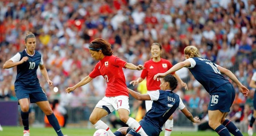 ｢日本対アメリカ、大儀見優季選手｣ロンドン五輪, サッカー女子決勝