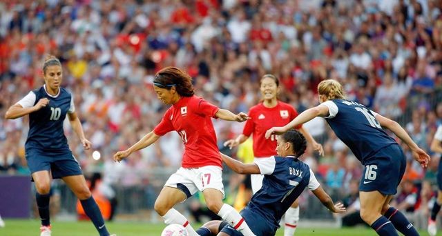 ｢日本対アメリカ、大儀見優季選手｣ロンドン五輪, サッカー女子決勝