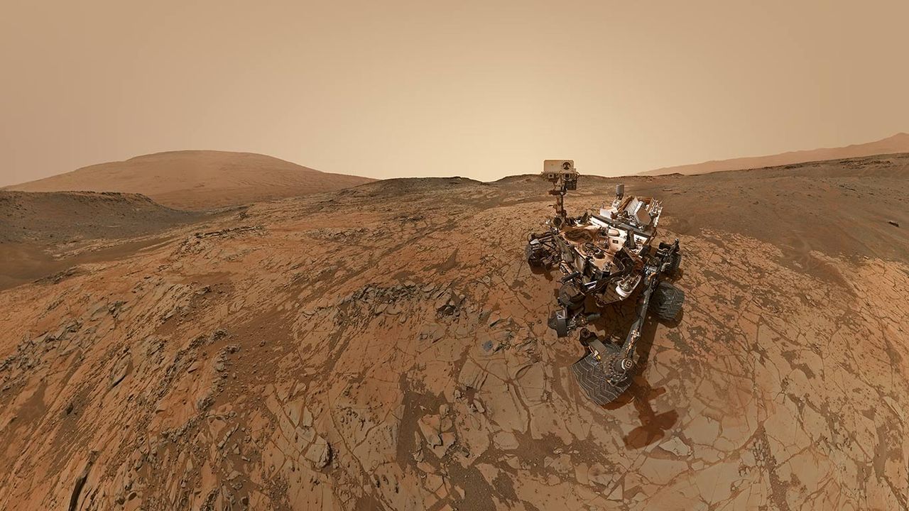 Rover Curiosity de la NASA, Aeolis Mons, planète Mars