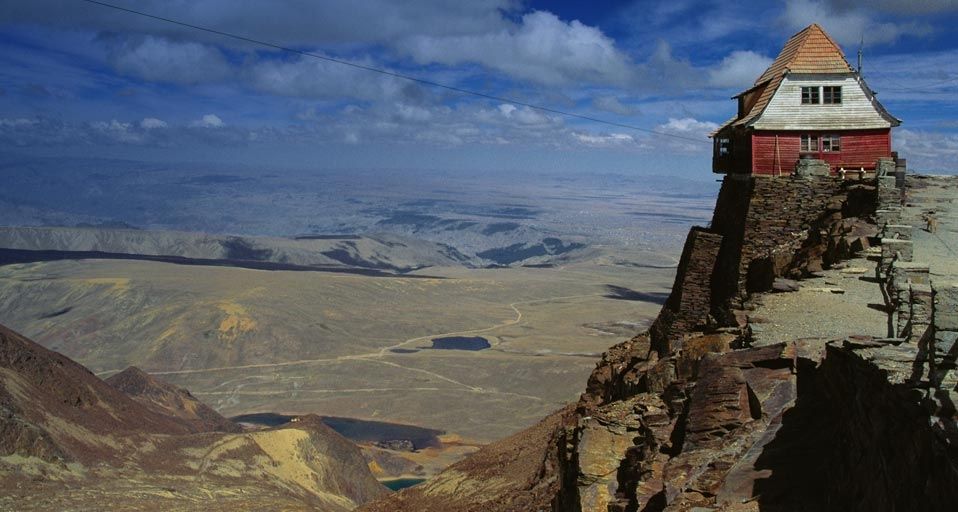 ｢レアル山脈の古い山小屋｣ボリビア, アンデス山脈