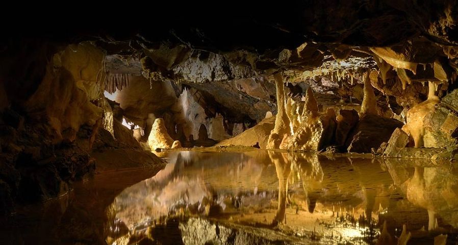 Grottes des gorges de Cheddar, comté de Somerset, Royaume-Uni