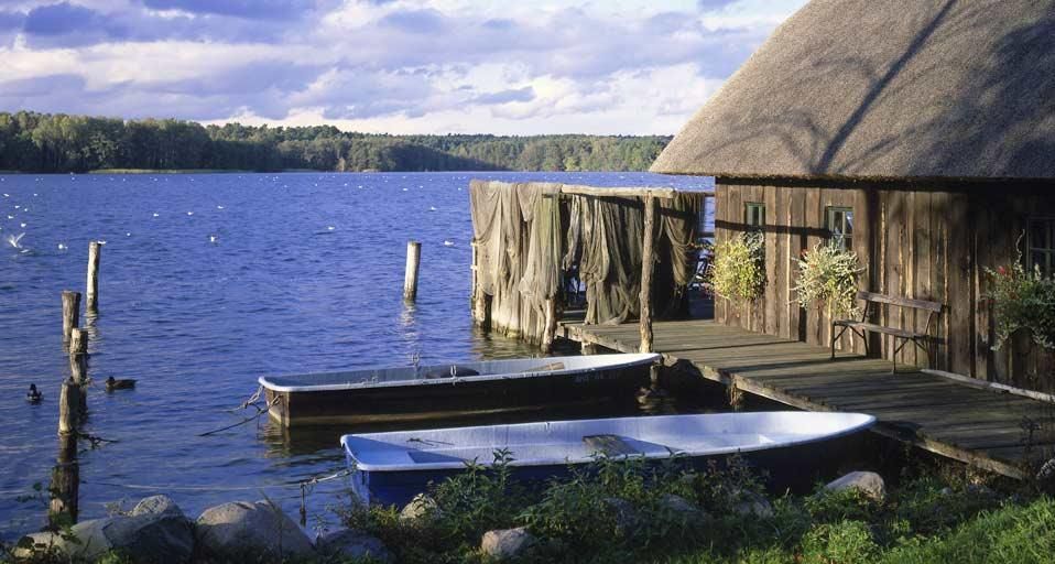 Bootshaus am Werbellinsee, Schorfheide, Brandenburg, Deutschland