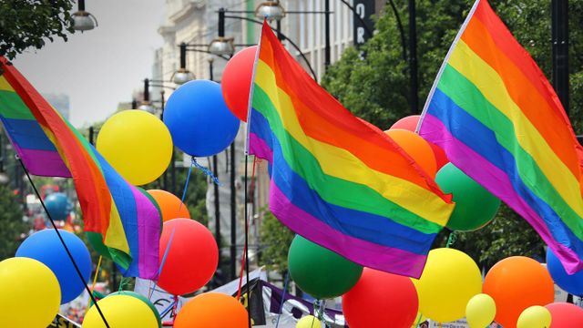 The Pride parade in London