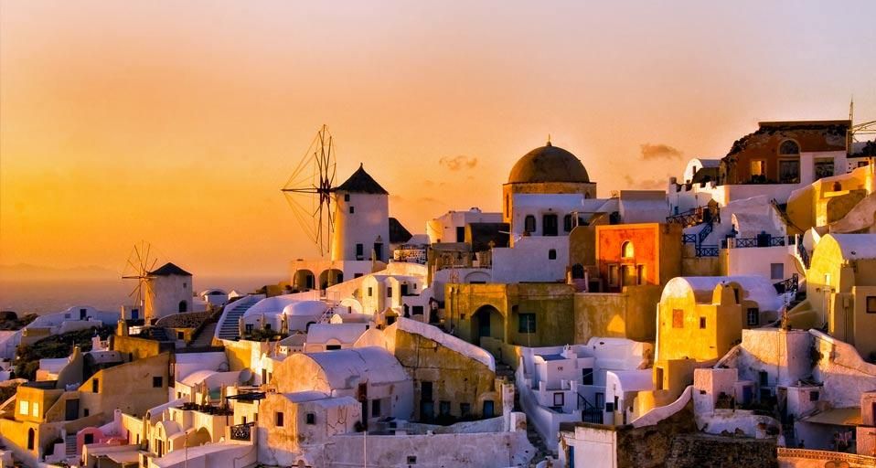 イアの夕暮れ｣ギリシャ, サントリーニ島 - Bing Gallery · Peapix