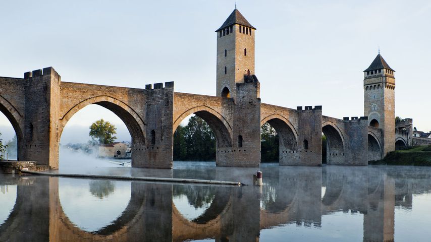 Pont Valentré à Cahors, Lot, Midi-Pyrénées