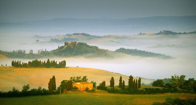 トスカーナ風景 トスカーナ地方、オルチャ渓谷」イタリア - Bing Gallery · Peapix