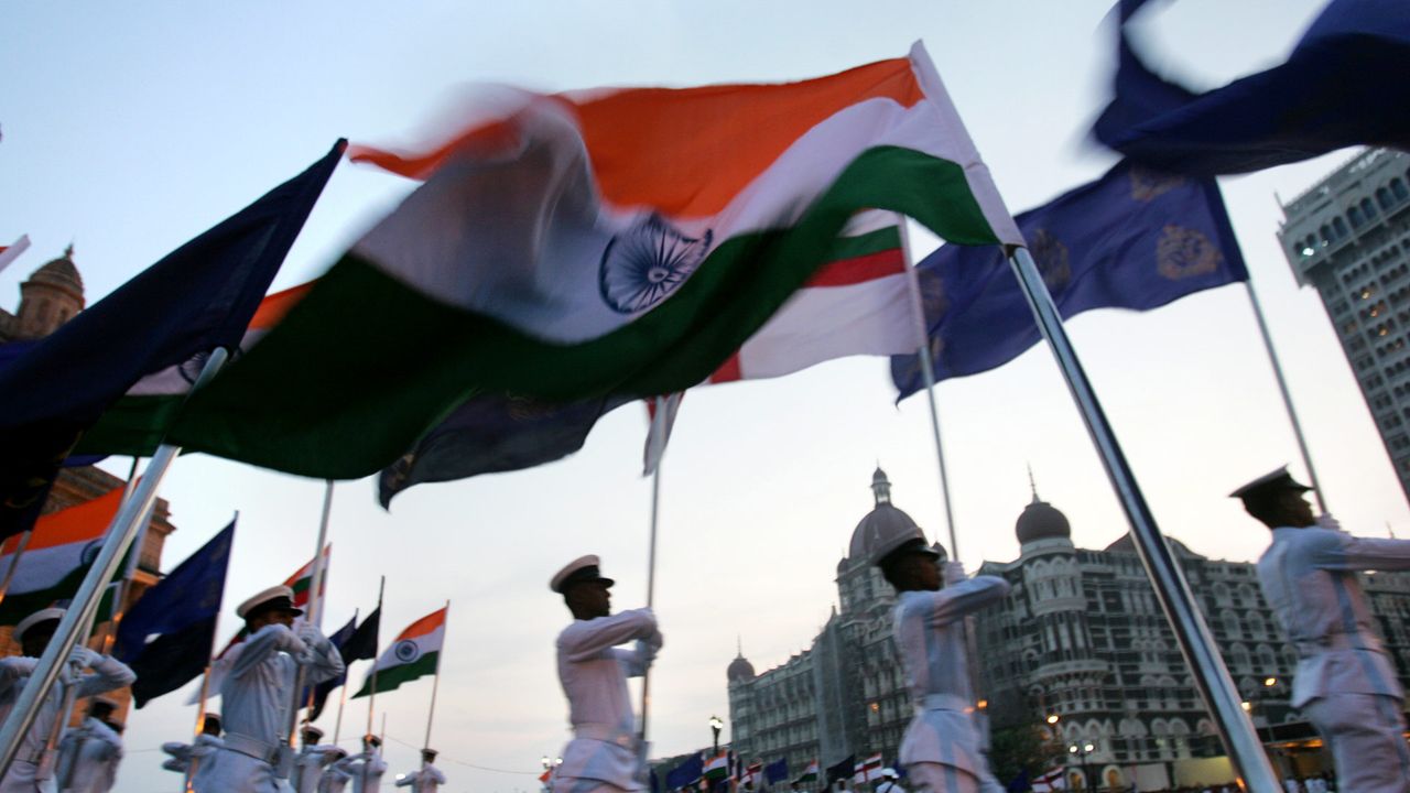 Navy Day celebrations at Gateway of India