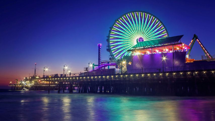 Santa Monica Pier in California, USA