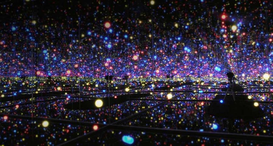 An installation by Yayoi Kusama at the Liverpool Biennial, International Festival Of Contemporary Art