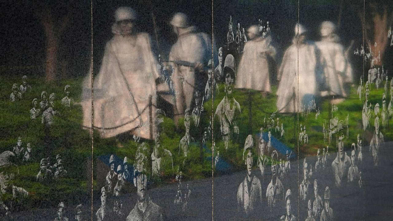 The Korean War Veterans Memorial, Washington, DC 