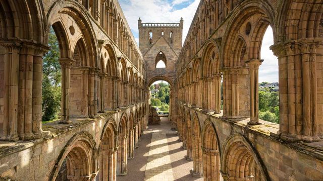 Jedburgh Abbey in the Scottish Borders