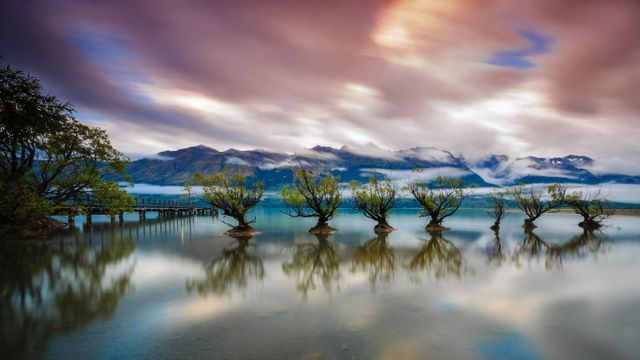 Lake Wakatipu near Queenstown, New Zealand