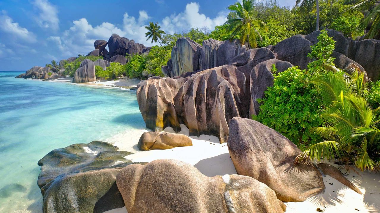 La Digue, an island in the Seychelles
