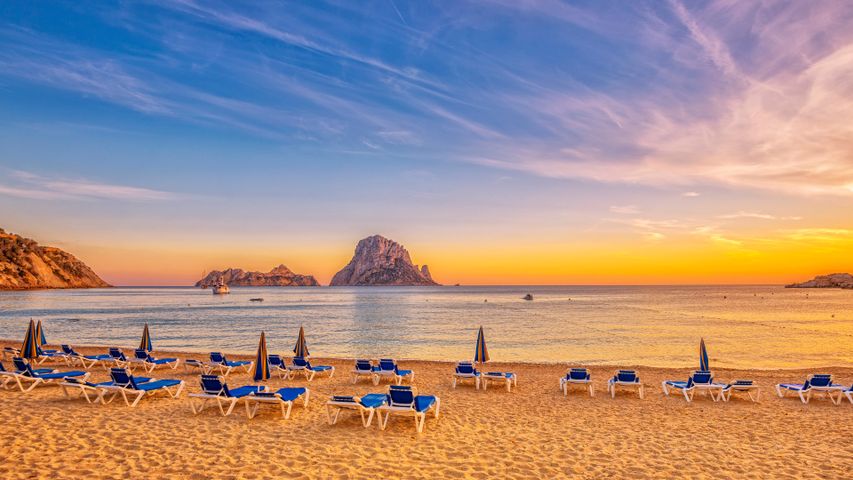 Bahía de Cala D'hort, Ibiza, España