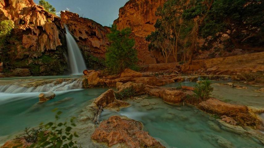 Havasu Falls in the Grand Canyon, near Supai, Arizona