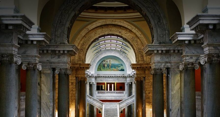 Interior of the Kentucky State Capitol in Frankfort, Kentucky