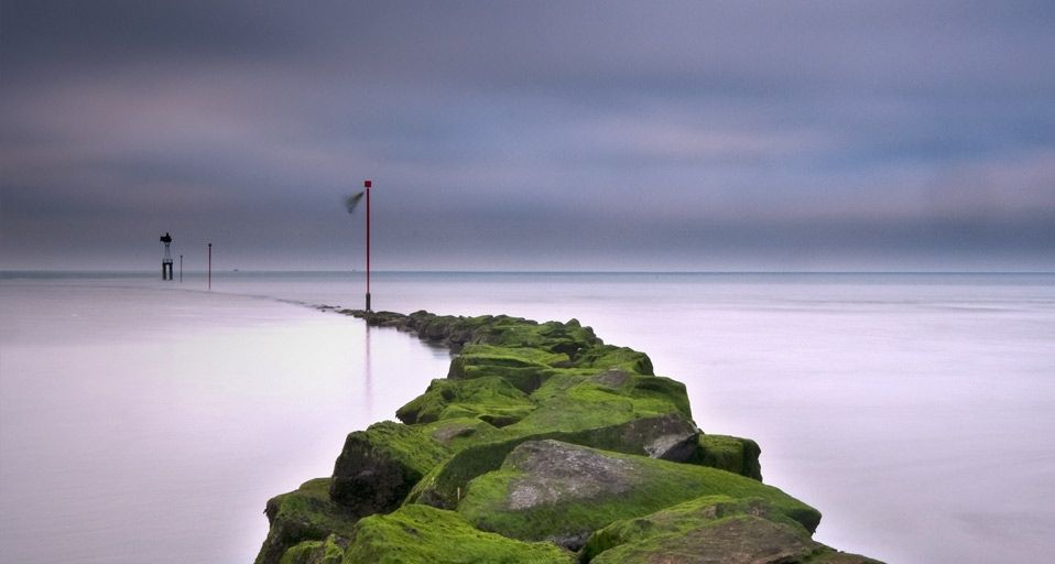 Plage de Trouville-sur-Mer dans le Calvados, région Basse-Normandie