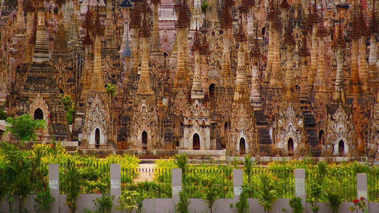 Stupas in Kakku, Shan State, Myanmar