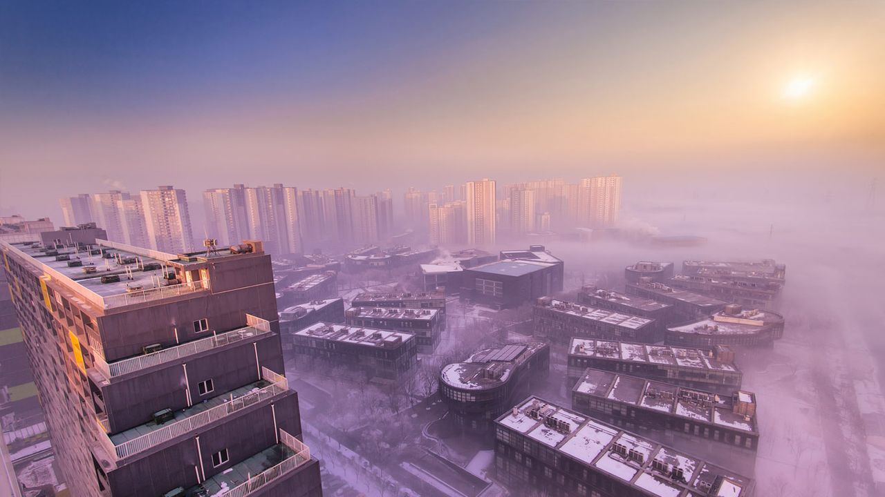2013年1月，北京的清晨
