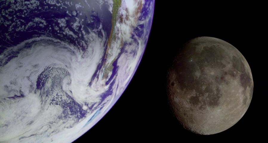 Der Mond steht im Schatten der Erde – NASA, Jet Propulsion Laboratory ©