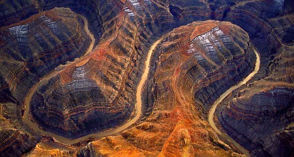The Goosenecks of the San Juan River, Goosenecks State Park near Mexican Hat, Utah