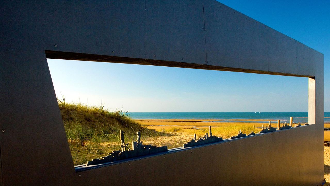 Memorial at the Juno Beach Centre in Courseulles-sur-Mer, France 