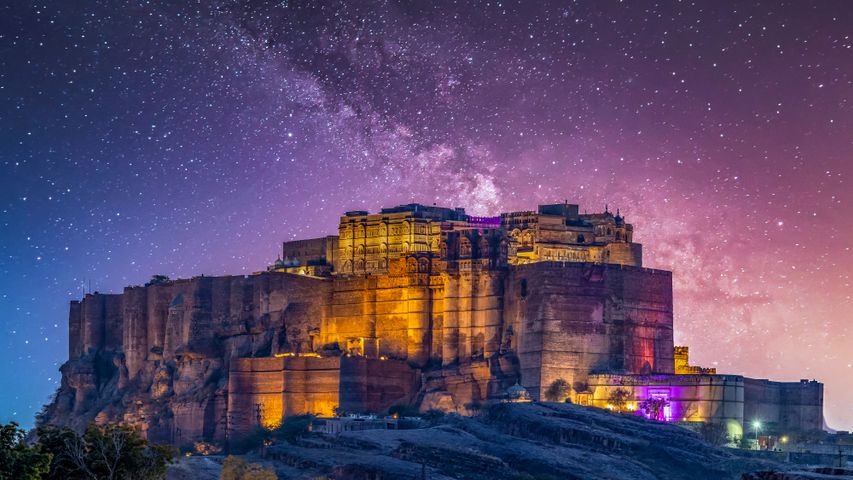 Mehrangarh Fort in Rajasthan, India