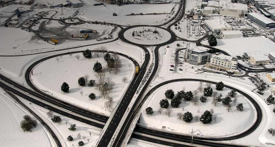 Saint-Malo sous la neige, département d’Ille-et-Vilaine, Bretagne