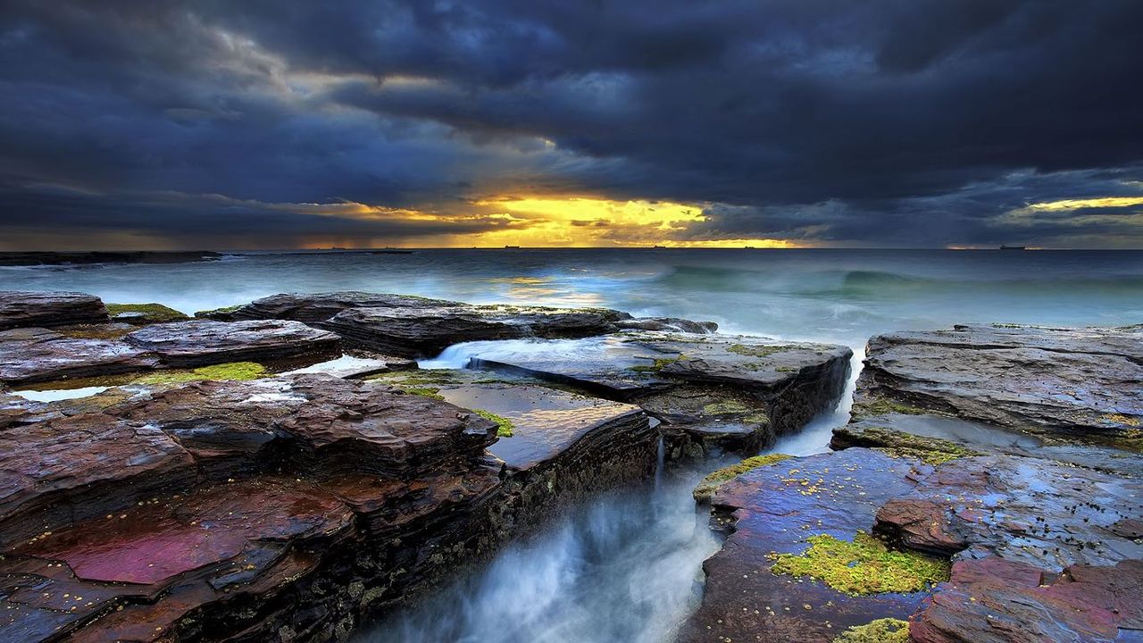 Coledale Beach near Wollongong in NSW, Australia