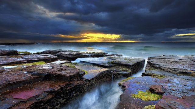 Coledale Beach near Wollongong in NSW, Australia
