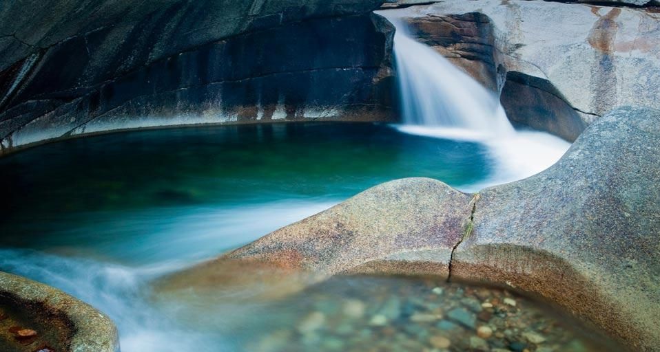Gletschertopf im Franconia Notch State Park, New Hampshire