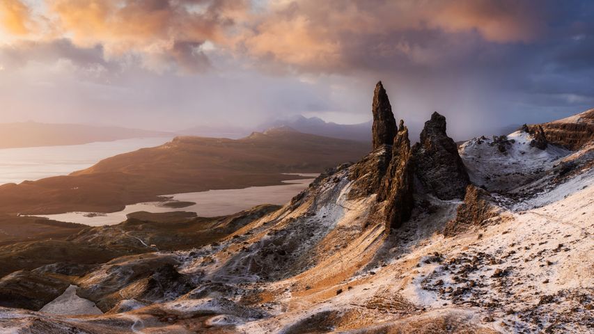 斯托尔石山，天空之岛，苏格兰