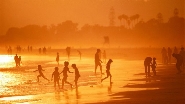 Plage de Coronado, Californie, États-Unis