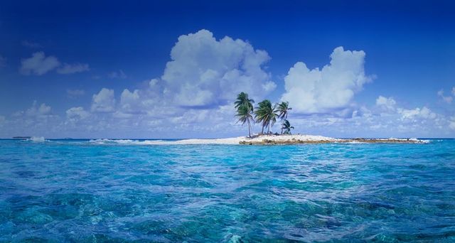 Islet in Funafuti Lagoon, Tuvalu