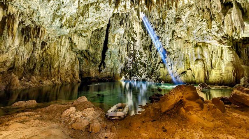 Anhumas Abyss cave near Bonito, Mato Grosso do Sul, Brazil