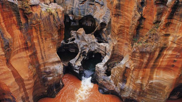 Bourke’s Luck Potholes in Blyde River Canyon, South-Africa
