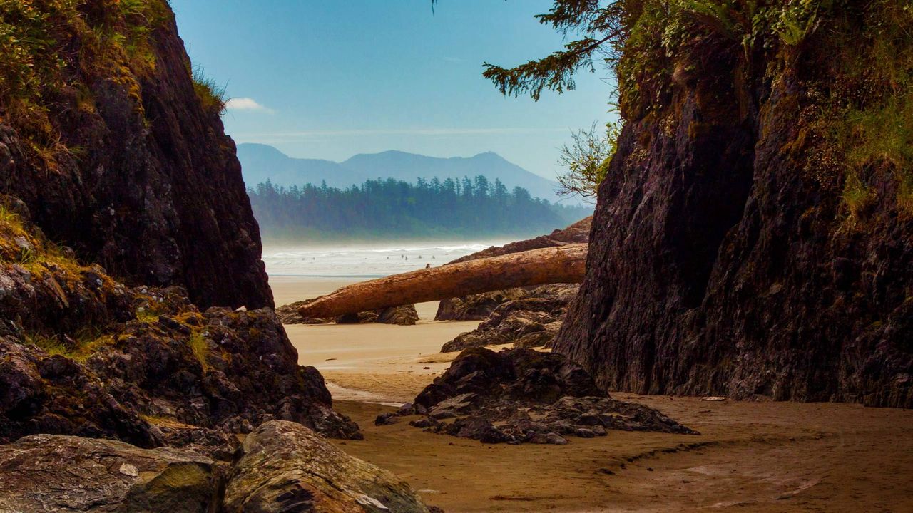 Beach near Tofino, Vancouver Island, Canada 