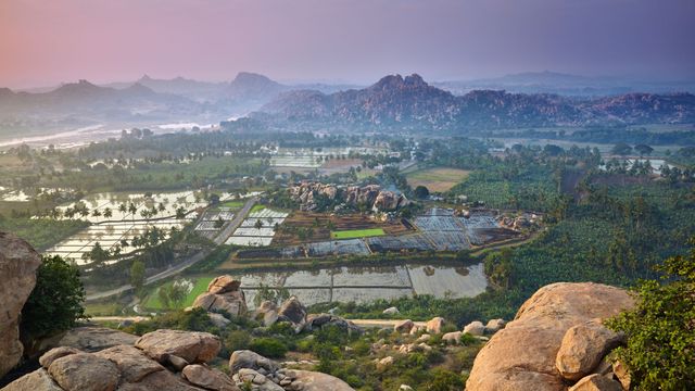 Scenery around Hampi, Karnataka