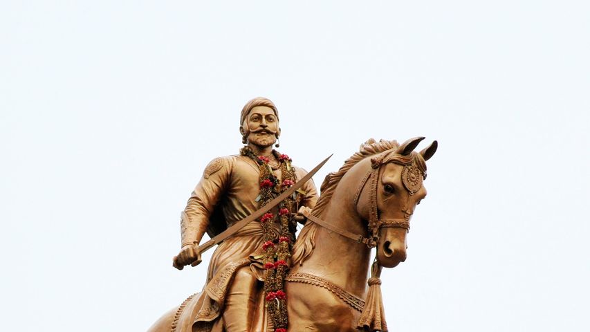 Statue of Shivaji in Solapur, Maharashtra