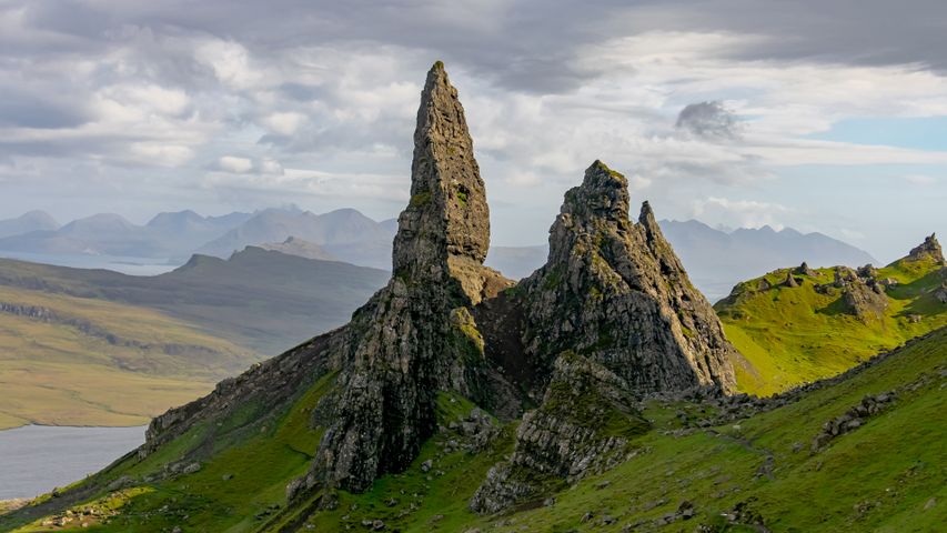A Scottish stone spire