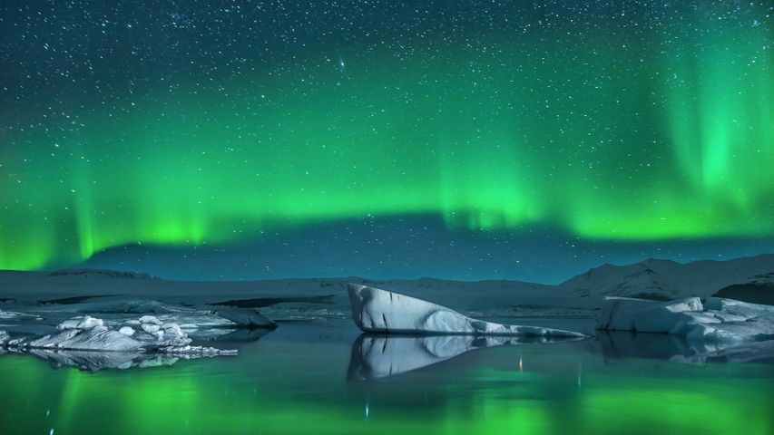 The aurora's aura