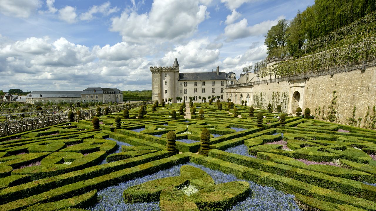 Château de Villandry and its garden, Loire Valley, France