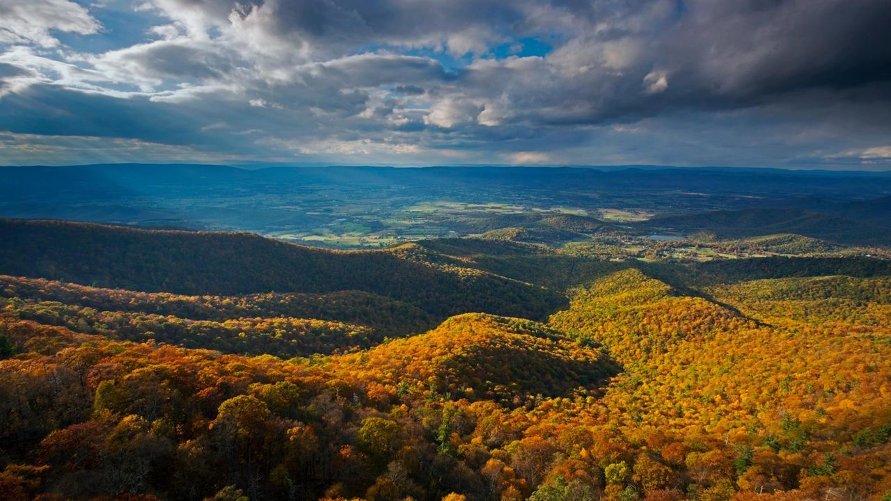 Shenandoah National Park in the Blue Ridge Mountains of Virginia