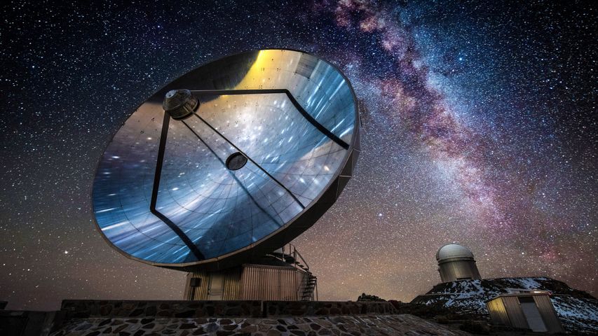 Swedish antenna at La Silla ESO Observatory, Chile