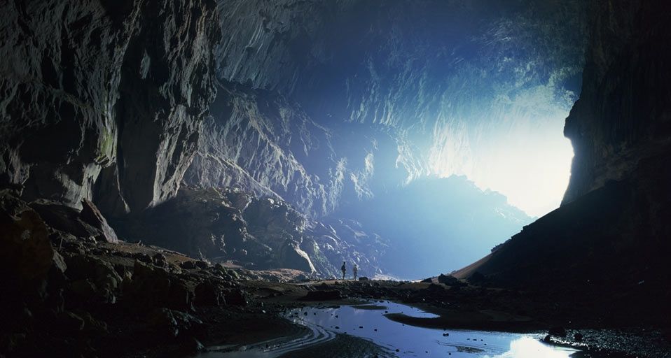 La “caverne du cerf” (Gua Payau) dans le parc national du Gunung Mulu, Bornéo, Malaisie