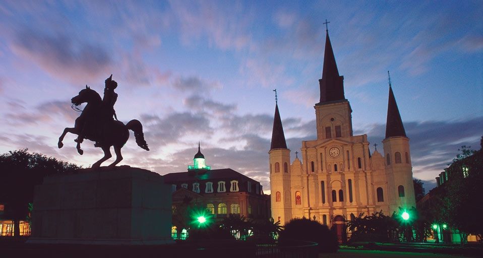 Jackson Square in New Orleans, Louisiana