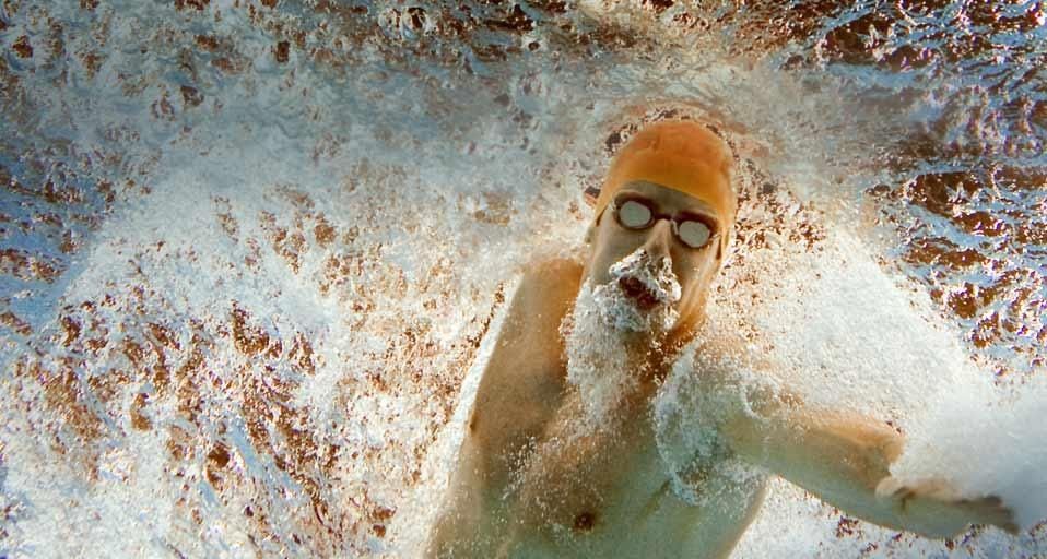 Australia's James Magnussen competes in the final of the men's 100-metre freestyle swimming event in the FINA World Championships in Shanghai on July 28, 2011