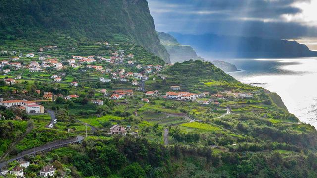 The north coast of Madeira, Portugal